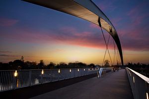 De hoge brug in Maastricht van Yvette Baur