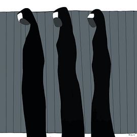 Modern. Abstract. Nonnen. Eenvoud. Devotie van Martin Groenhout