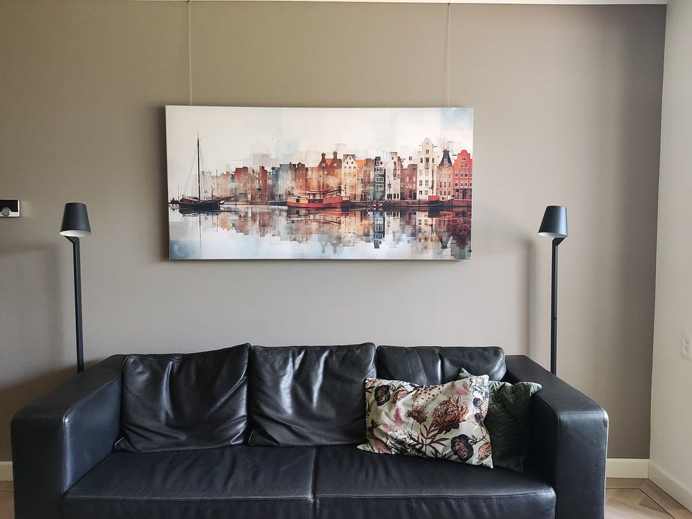 Grachtenpanden  van Bert Nijholt 