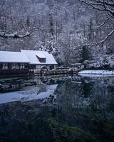 Blautopf in de winter