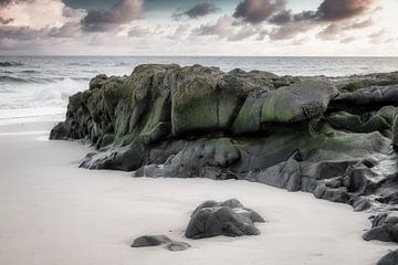 Plage de sable à l'océan Atlantique sur Uwe Merkel