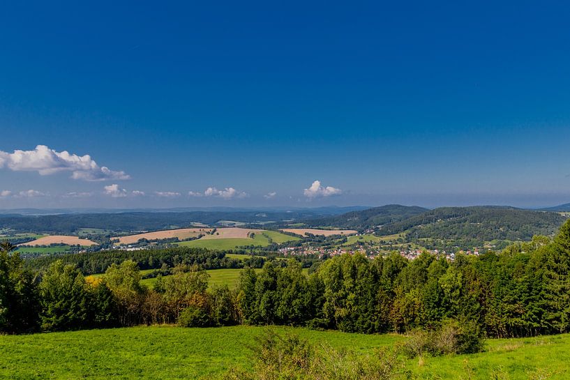 Un paysage magnifique dans la forêt de Knüllfeld/Thuringe par Oliver Hlavaty