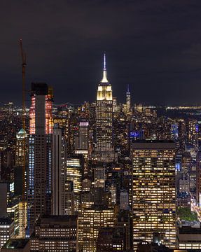 Skyline New York City - Empire State Building (U.S.A.) van Marcel Kerdijk