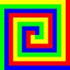 Color-Permutation-Spiral | S=08 | P #01 | RBGY von Gerhard Haberern