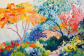 Colourful garden by ARTemberaubend