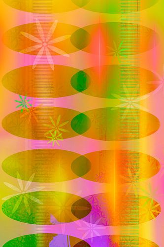 Muster im Retro-Stil. von Alie Ekkelenkamp