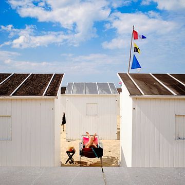strandhaus ostend, belgische küste von Joost Duppen