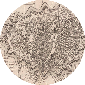 Plattegrond van de stad Groningen (1652), onbekend