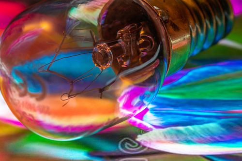 Rainbow licht, spelen met licht en kleur