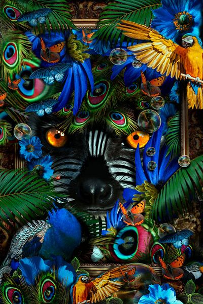 Een kleurrijke Jungle van Foto Studio Labie