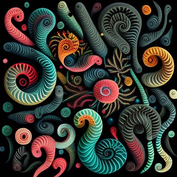 Spirales chromatiques par Vythryd Arts