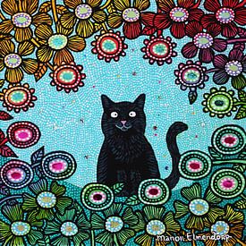 Botanical Kitty by Manon Elmendorp