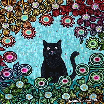 Botanical Kitty by Manon Elmendorp