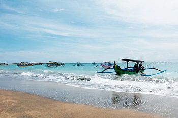 Traditional fishing boats in Bali, Indonesia