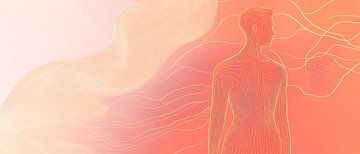 Physical harmony in soft colours by Poster Art Shop