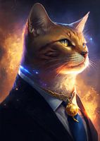 Peinture numérique de la Mafia des chats