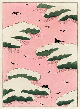 Roze lucht illustratie van Peter Balan