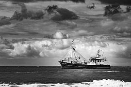 Navire dans la mer du Nord sur Mariska Knol