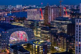 Le Centre de Rotterdam vu d'en haut