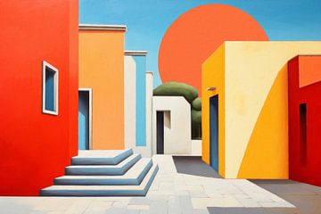 Village Sunsets van J.O. Han