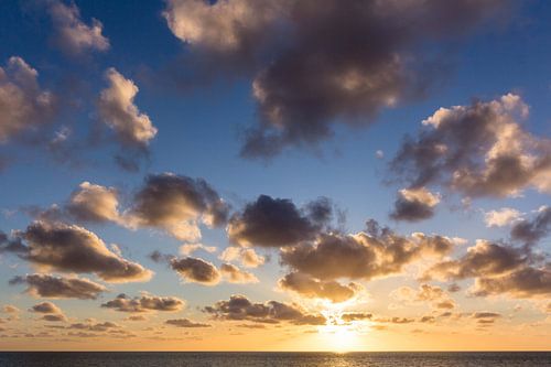 Coucher de soleil à la plage