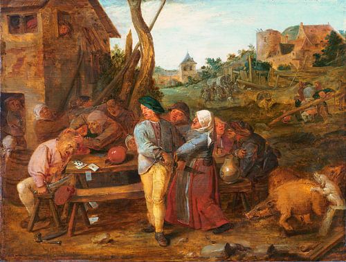 Boerenvechtpartij, Adriaen Brouwer