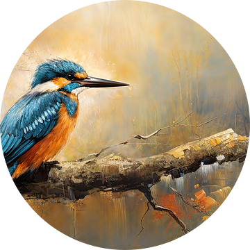 Vogels: IJsvogels van Blikvanger Schilderijen