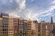 Cloudy Damrak - Amsterdam van Thomas van Galen thumbnail