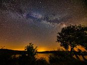 the Milky Way over a mountain lake by Ton Valk thumbnail