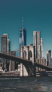 Promenade matinale sur l'East River sur Endre Lommatzsch