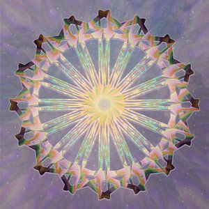Speichensonne im Universum