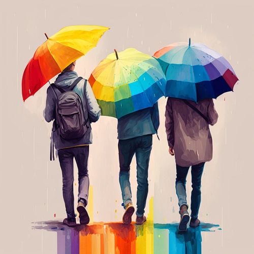 Regenboog Harten