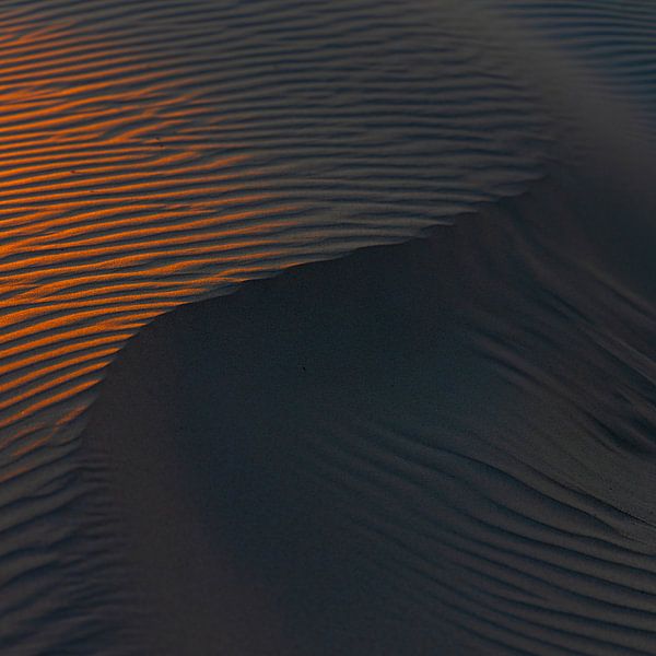 Wellen im Sand von Sander Ros