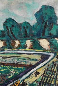 Dutch bike path, Max Beckmann