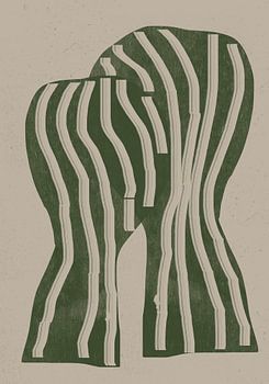 Geschwungene Streifen