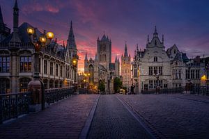 Gent bei Sonnenaufgang