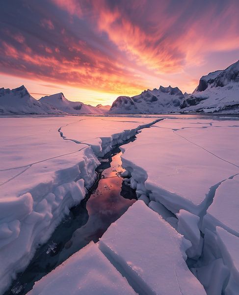 Frostglanz im Morgenlicht von fernlichtsicht