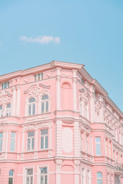 Pastel Roze Architectuur van Patrycja Polechonska