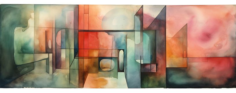 Moderne abstrakte Kunst 241983 von Abstraktes Gemälde