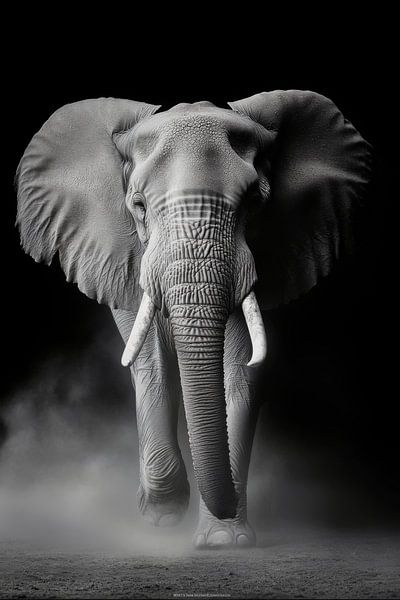 Éléphant par Poster Art Shop