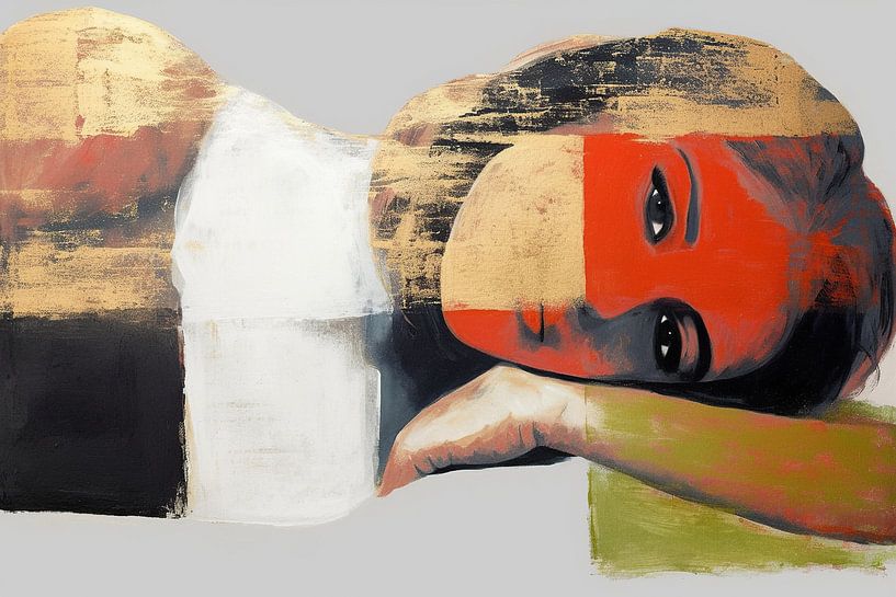 Women's portrait | Dreamy Gaze by Wonderful Art