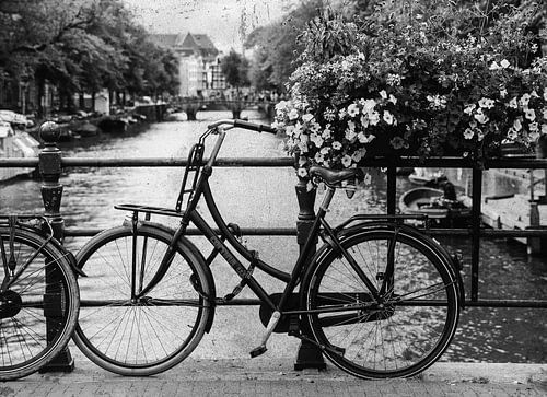 Fiets op Amsterdamse gracht