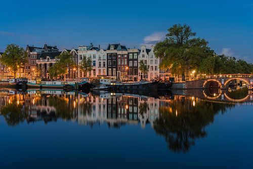 Amstel mirror blue hour 3