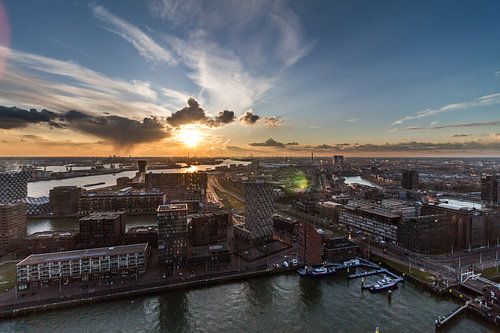 Delfshaven vanaf de Euromast