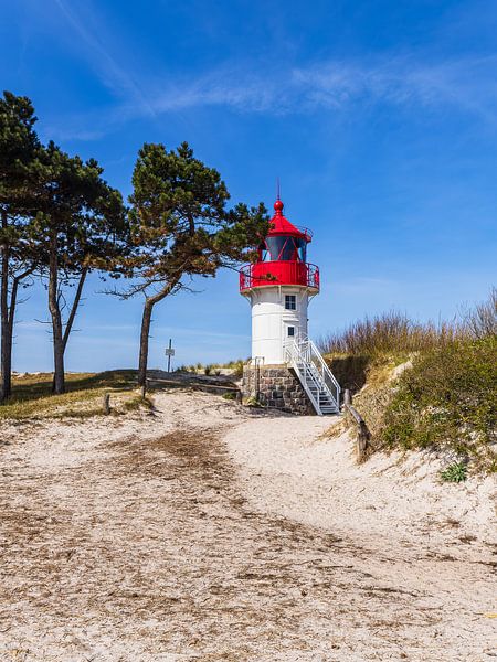 Der Leuchtturm Gellen auf der Insel Hiddensee von Rico Ködder