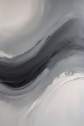 Painting Black And Grey Swing