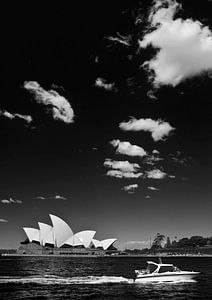 Uitzicht op het Sydney Opera House van Roel Beurskens