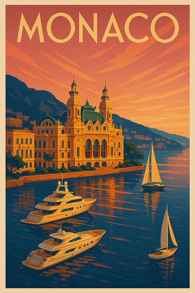 Monaco Frankreich Mittelmeer Luxus von Travel Shop