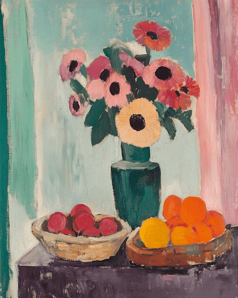 Bouquet de fleurs et de fruits par Dream Drip
