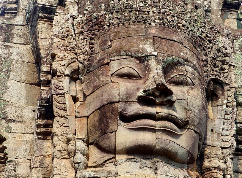 Boeddha Angkor Thom van Inge Hogenbijl